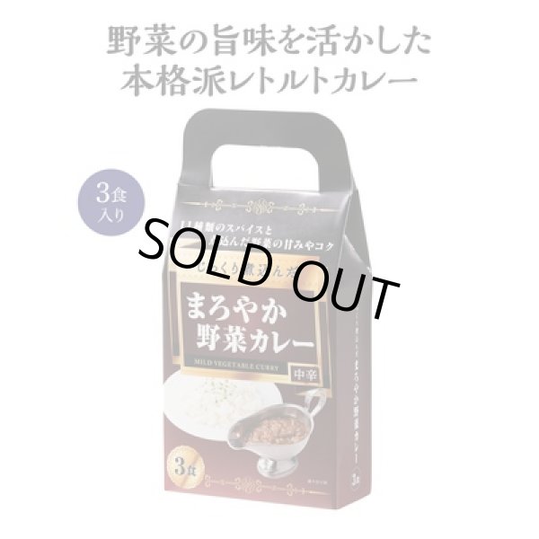 じっくり煮込んだまろやか野菜カレー３食入の写真
