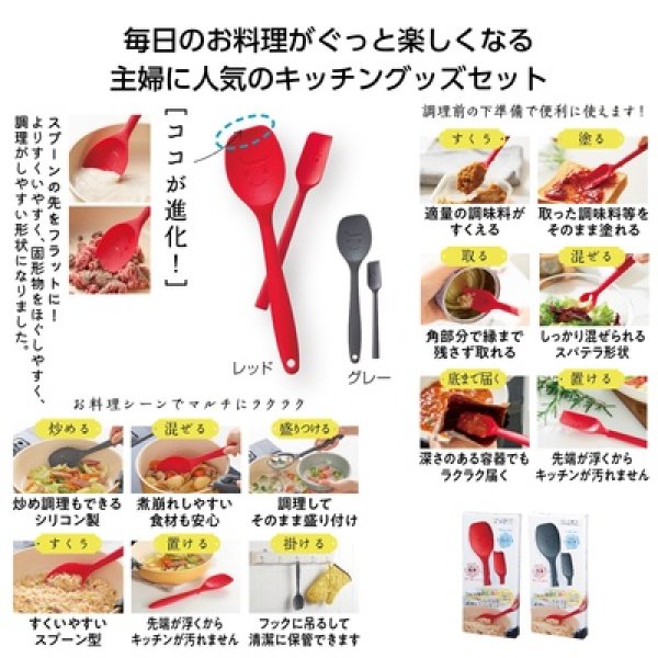 これは便利！ラクラク調理スプーンセットの写真