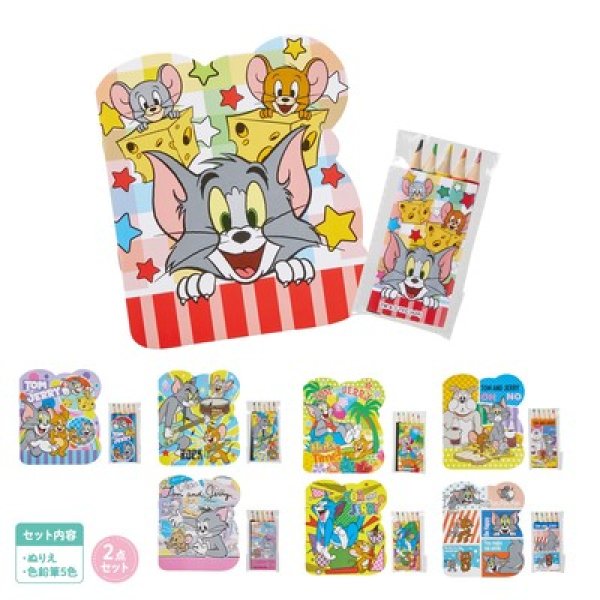 キャラクターぬりえセットの写真