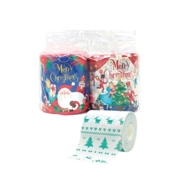 クリスマス ペアトイレットロールの写真