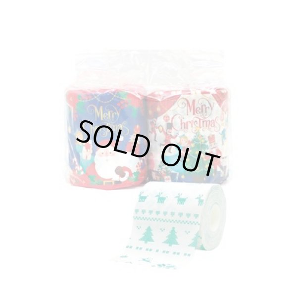 クリスマス　ペアトイレットロールの写真