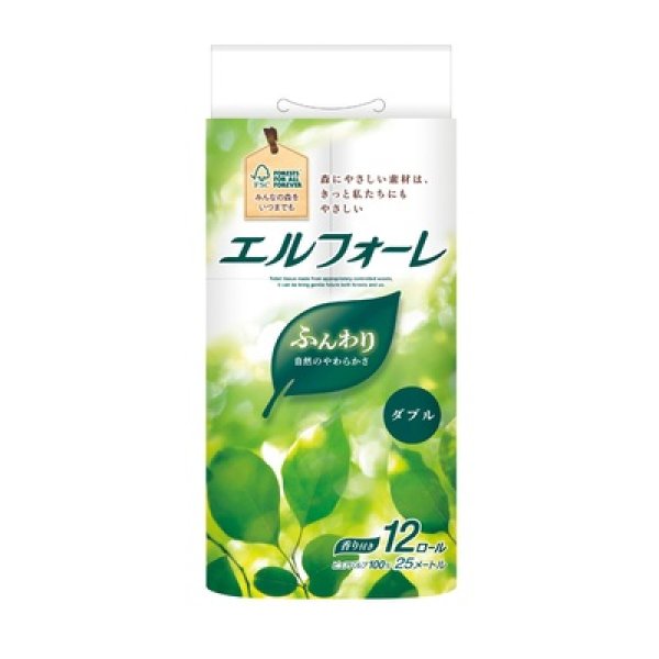 エルフォーレ　トイレットティシュー１２ロール　ダブルの写真