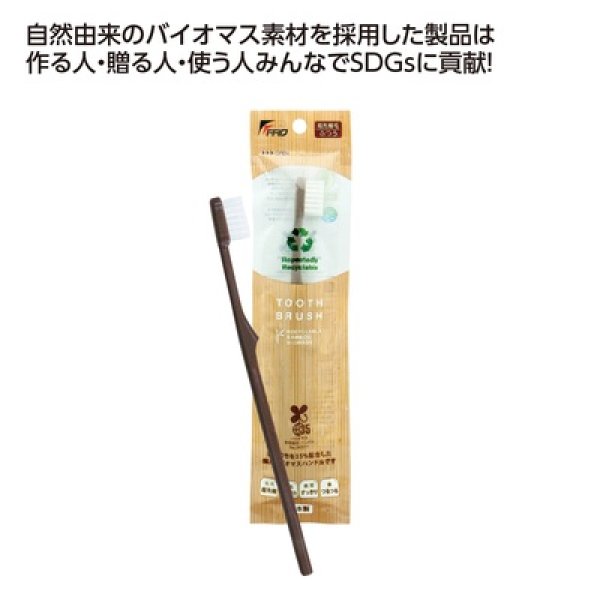 バイオマス歯ブラシの写真