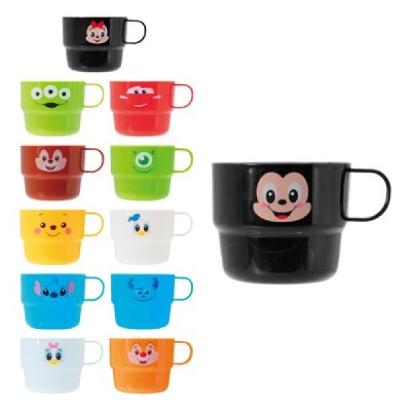 キャラクターカラフルスタッキングコップの写真