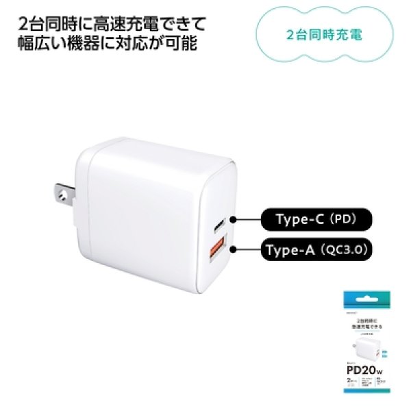 ２台同時に急速充電できる充電器の写真