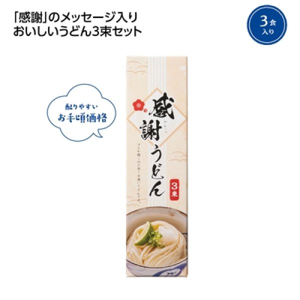 感謝うどん３束の写真