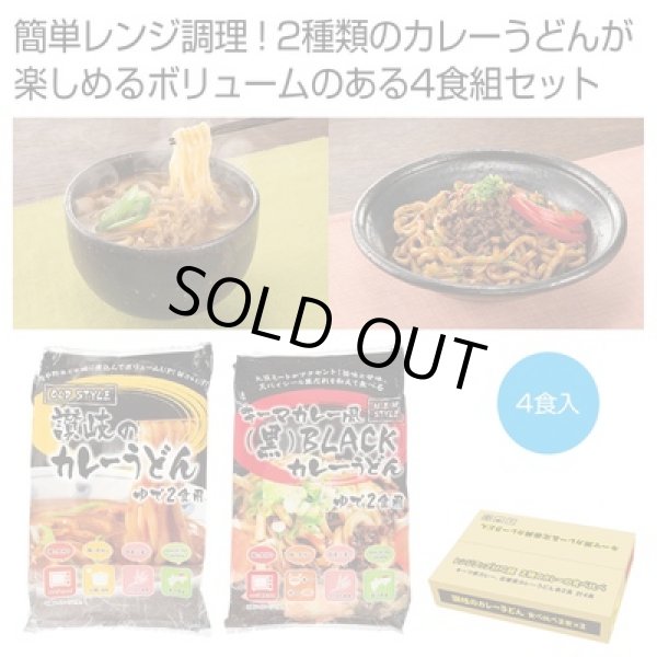 讃岐のカレーうどん食べ比べ４食組の写真
