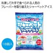 凍らせて食べるシャーベット　ソーダアソート１８個の写真