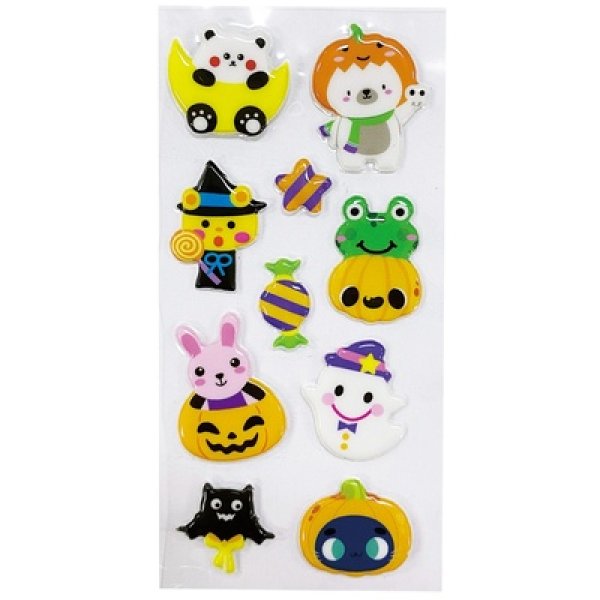 ハロウィンぷっくりミニシールの写真
