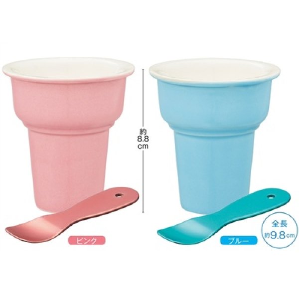 画像3: アイスクリームカップ&スプーンセット (3)