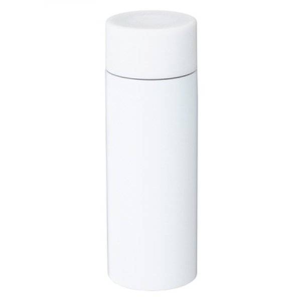 画像2: 真空ステンレス ポケットボトル(ホワイト) (2)