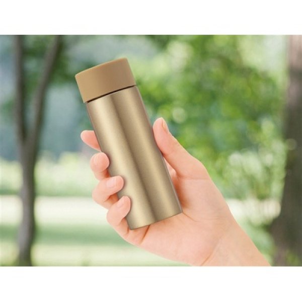 画像3: 真空ステンレス ポケットボトル(シャンパンゴールド) (3)