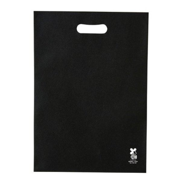 画像2: バイオマス不織布A4バッグ1枚(黒) (2)