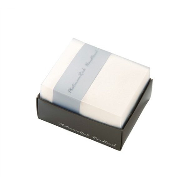 画像2: プラチナリッチ ハンドタオル1枚 (2)