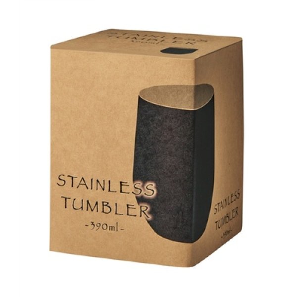 画像4: 真空ステンレスサーモタンブラー390ml1個(ブラック) (4)
