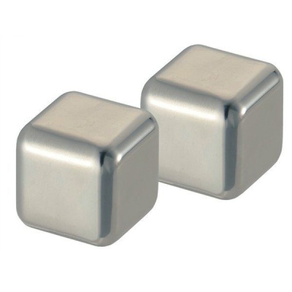 画像2: 溶けない氷  ステンレスアイスキューブ2個組#CO2排出権付 (2)