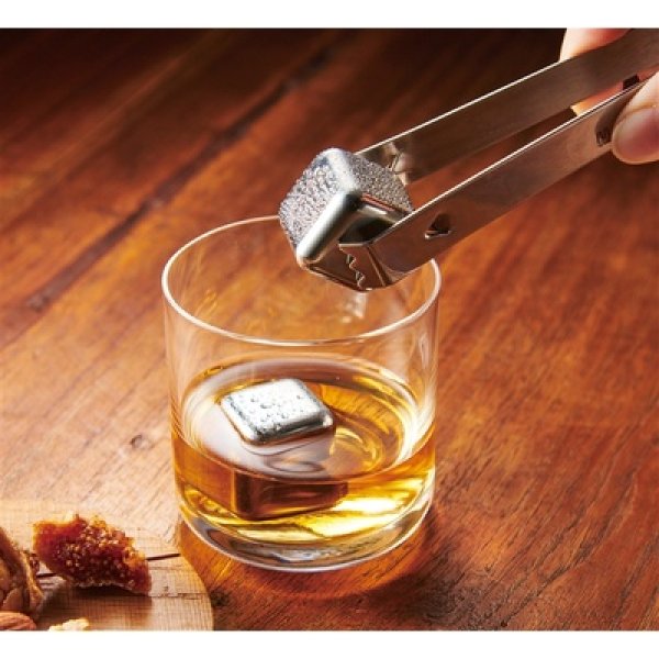 画像3: 溶けない氷  ステンレスアイスキューブ2個組#CO2排出権付 (3)