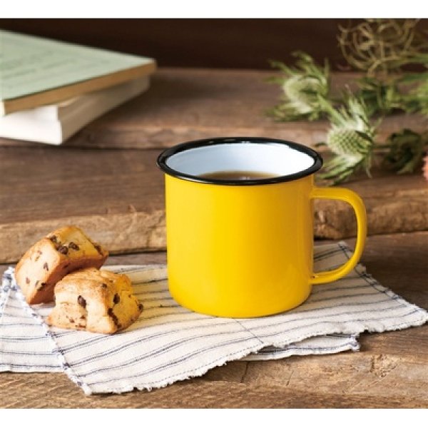画像3: ホーローマグ350ml(イエロー) (3)