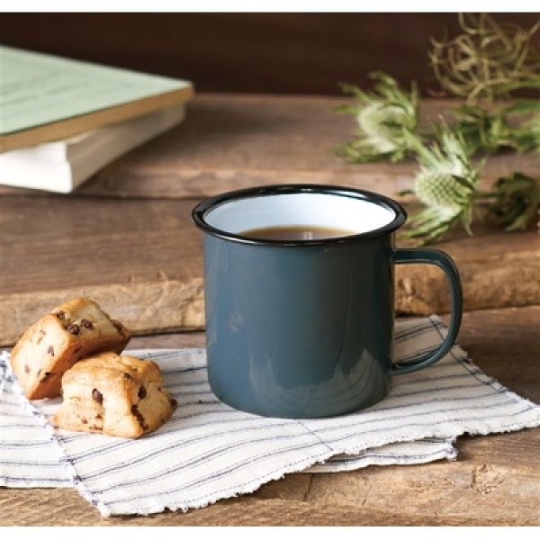 画像3: ホーローマグ３５０ｍｌ（ブルー） (3)