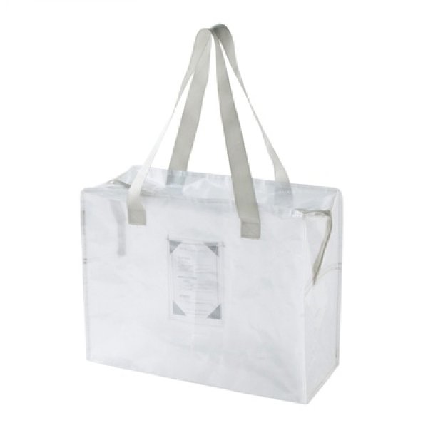 画像2: 整頓上手 半透明ボックスバッグ (2)