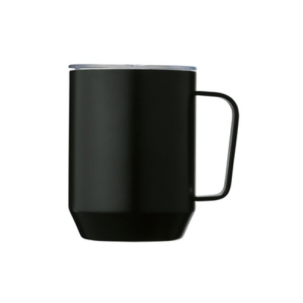 画像3: 蓋付き真空ステンレスマグカップ400ml(ブラック) (3)