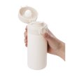 画像3: ワンプッシュ真空ステンレスボトル３２０ｍｌ１本（ホワイト） (3)