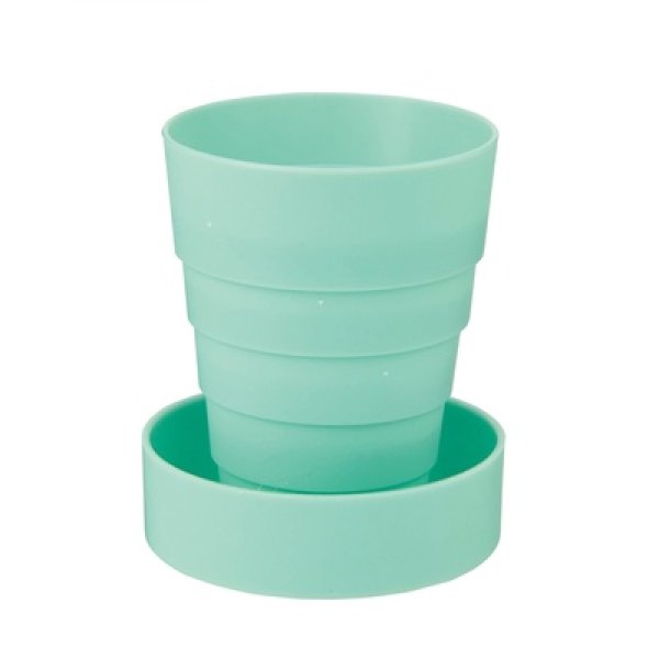 画像3: 折りたたみ携帯コップ1個(ライトグリーン) (3)