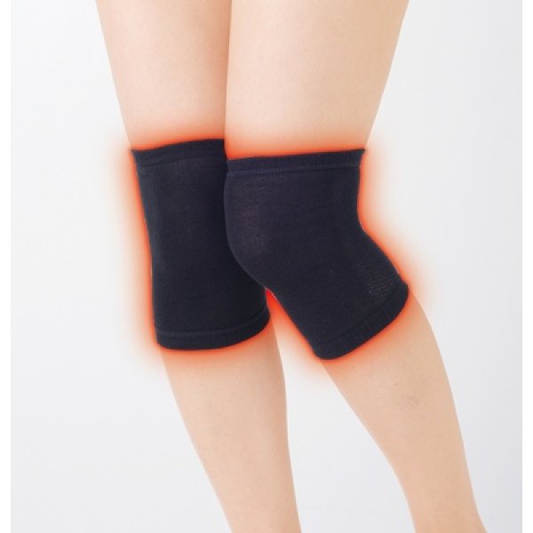 画像3: 国産 遠赤ひざサポーター2枚組 (3)