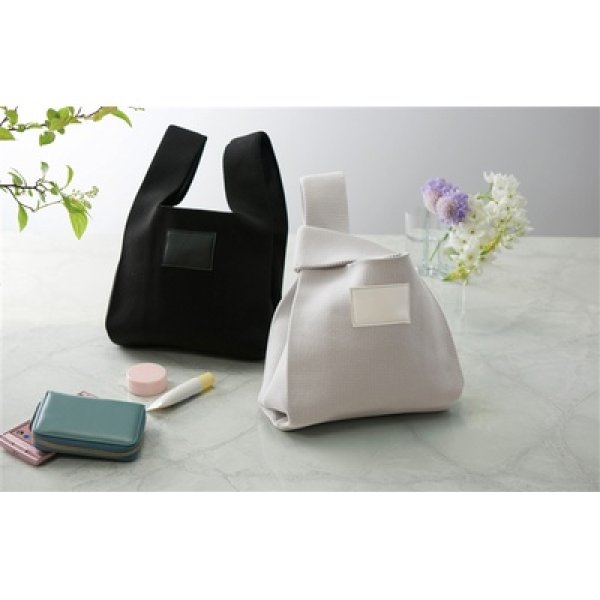 画像4: ニットバッグ1個(グレー) (4)