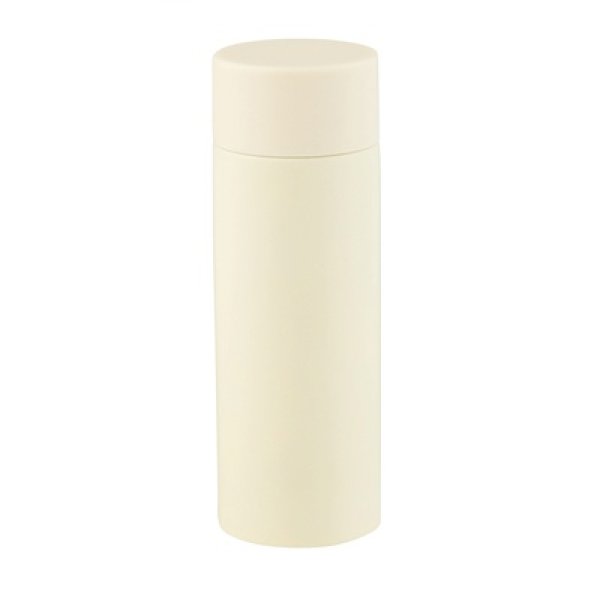 画像2: 真空ステンレスサーマルポケットボトル120ml(オフホワイト) (2)