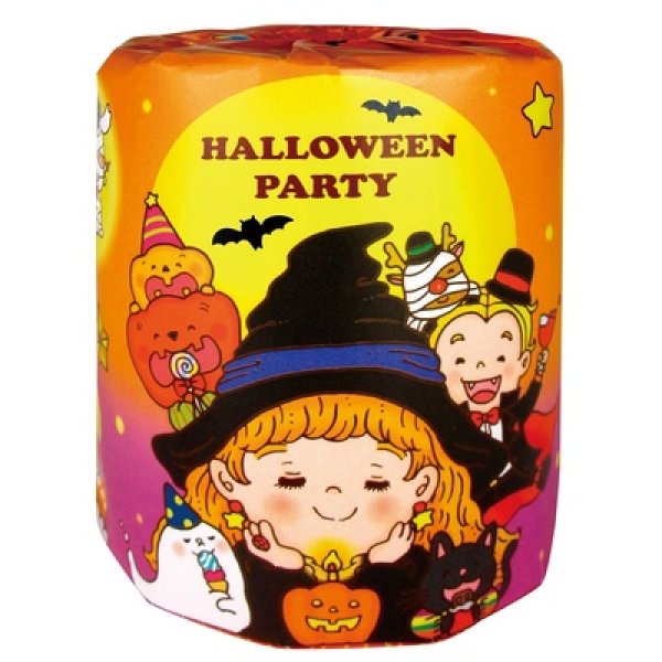 ハロウィンパーティートイレットプリントロールダブル（３０ｍ）の写真