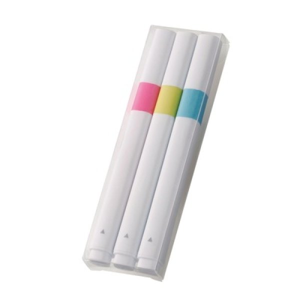 蛍光ペン３本セットの写真