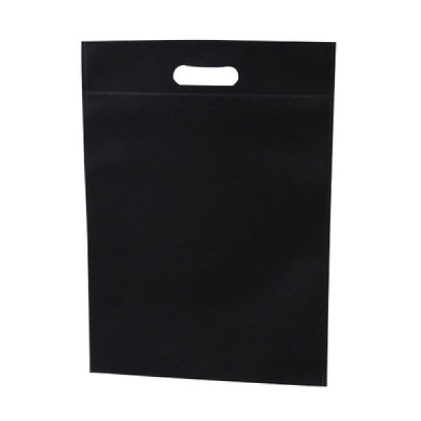 小判抜きＡ４不織布バッグ１個（黒）の写真