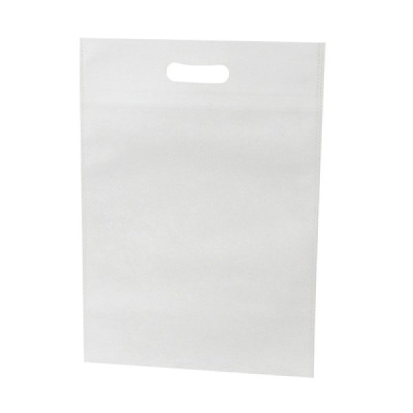 小判抜きＡ４不織布バッグ１個（白）の写真