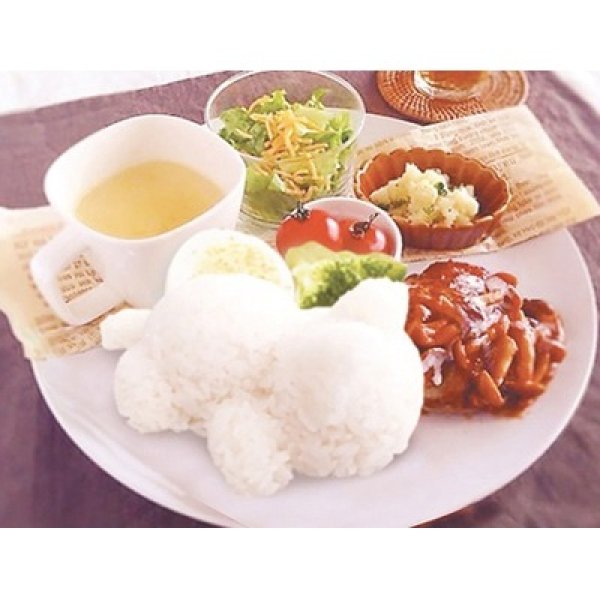 画像2: ごはんの抜型　ごはんｄｅニャン (2)