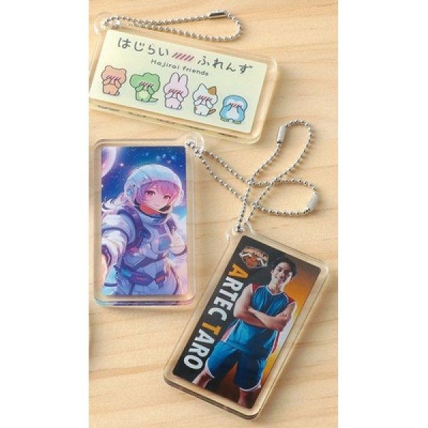 画像2: アクリルキーホルダー　四角型 (2)