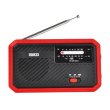 ４ＷＡＹ充電　防災ラジオ１台（レッド）の写真