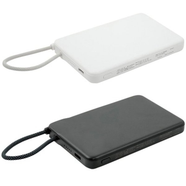 超安心安全　固体モバイルバッテリー５０００ｍＡｈ１個（ホワイト）の写真