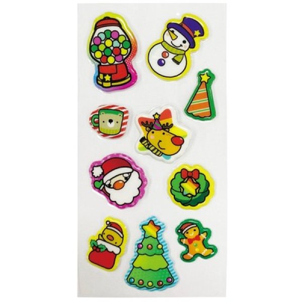 画像2: Ｗｉｔｈサンタ　ぷっくりミニシール１枚 (2)