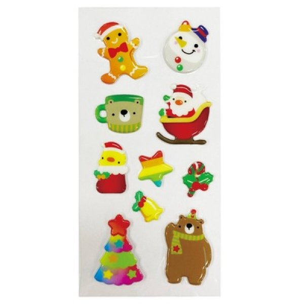 画像3: Ｗｉｔｈサンタ　ぷっくりミニシール１枚 (3)