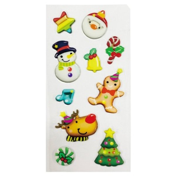 画像4: Ｗｉｔｈサンタ　ぷっくりミニシール１枚 (4)