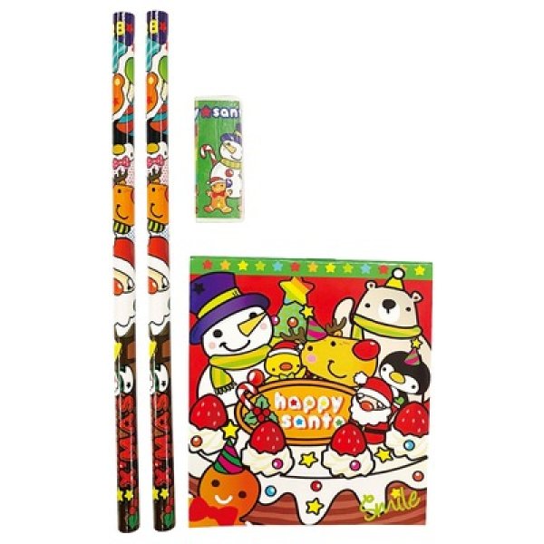 画像3: Ｗｉｔｈサンタ　４点文具セット１組 (3)