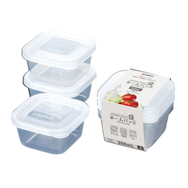 ホームパック３００ｍｌ３個組（クリア）の写真