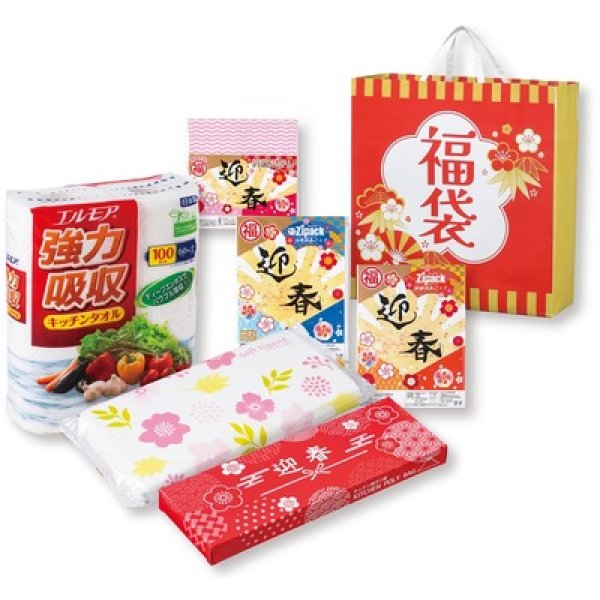 祝いの松竹梅福袋６点セットの写真