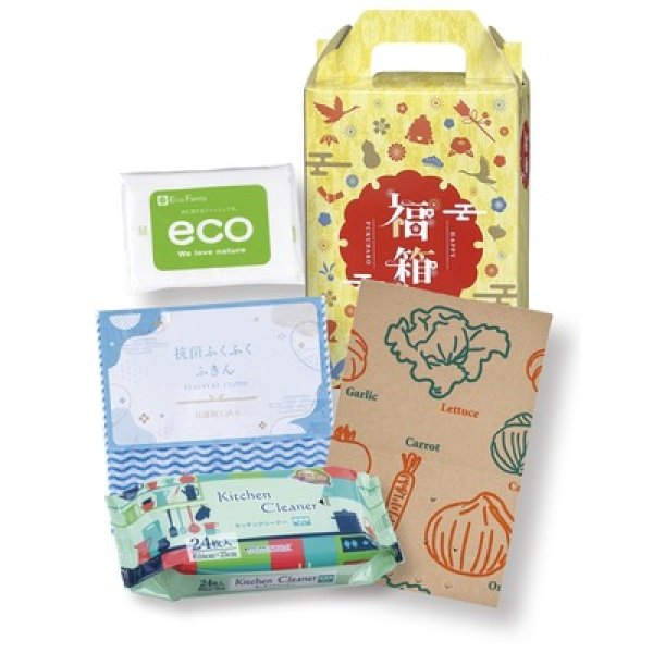 紅富士福箱　ハッピーライフ４点セットの写真