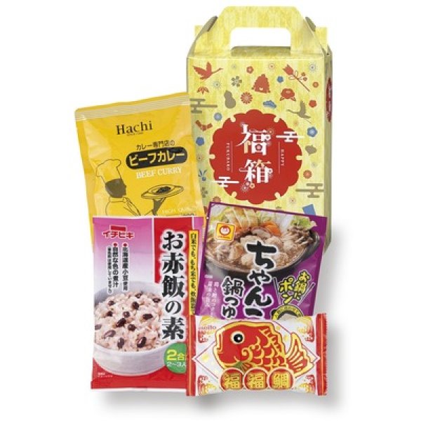 紅富士福箱　バラエティフード４点セットの写真