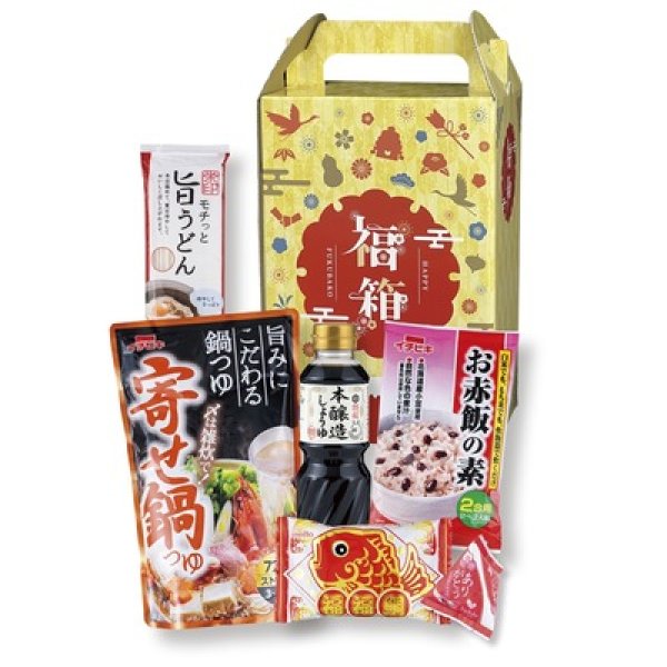 紅富士福箱　バラエティフード６点セットの写真