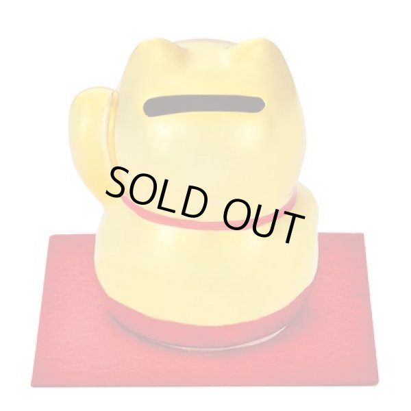 画像2: 開運笑顔　金の福まねき猫貯金箱　 (2)