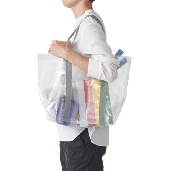 画像4: クリアライン　ショッパーバッグ (4)