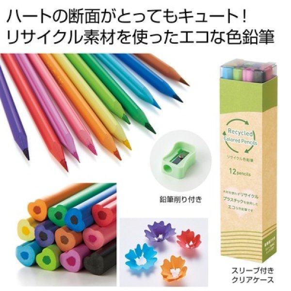 木材不使用　色鉛筆１２本セットの写真